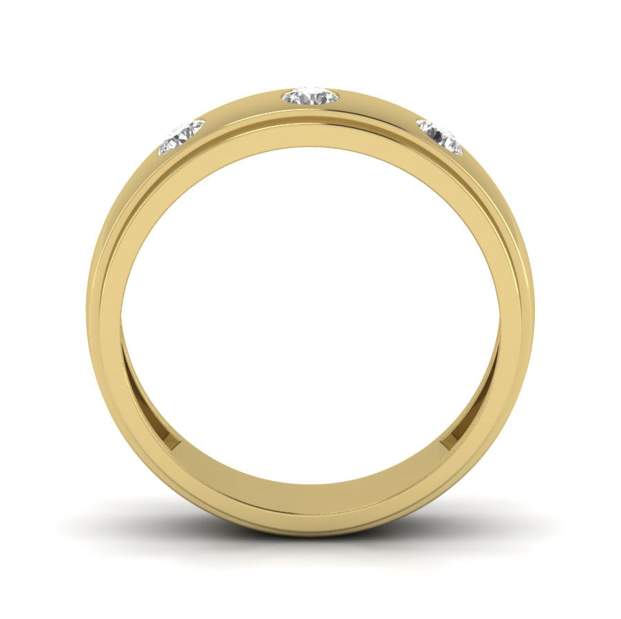 Yellow Gold Plated Sterling Silver Ring