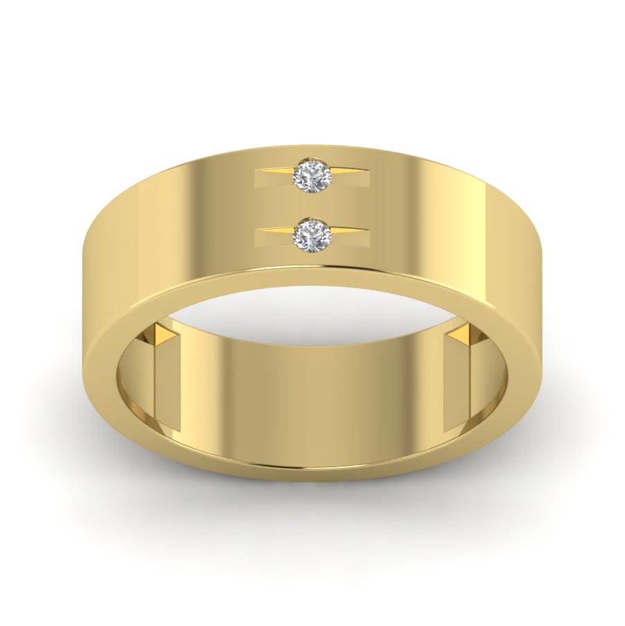 Yellow Gold Plated Sterling Silver Ring
