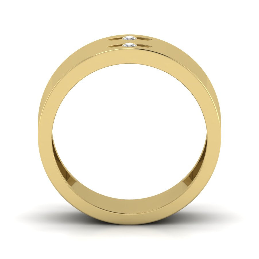 Yellow Gold Plated Sterling Silver Ring