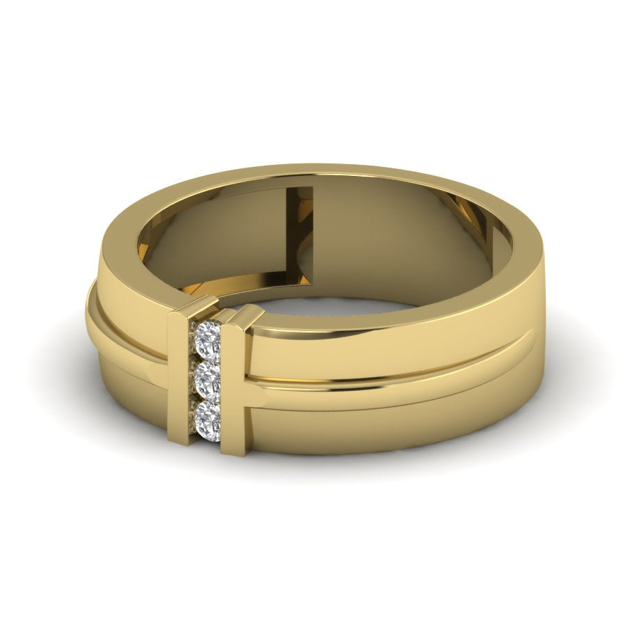 Yellow Gold Plated Sterling Silver Ring