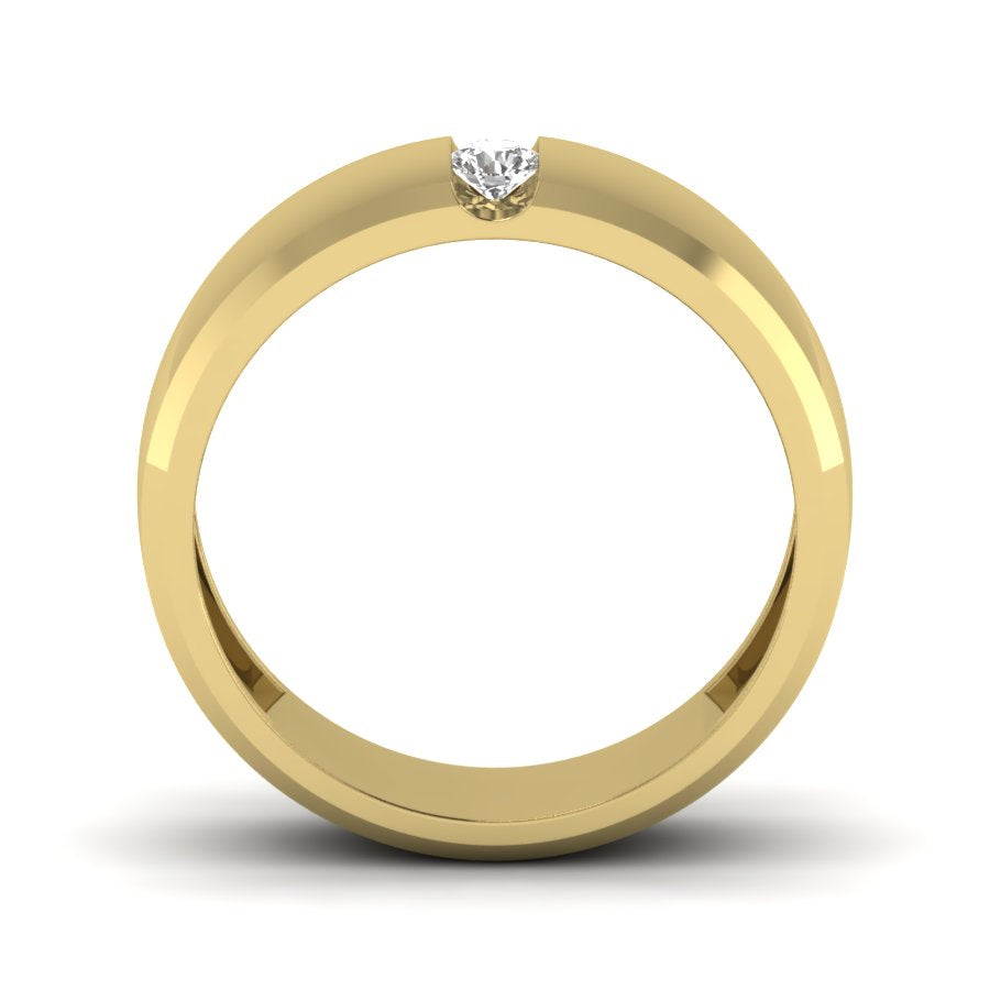 Yellow Gold Plated Sterling Silver Ring