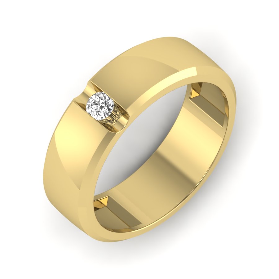 Yellow Gold Plated Sterling Silver Ring