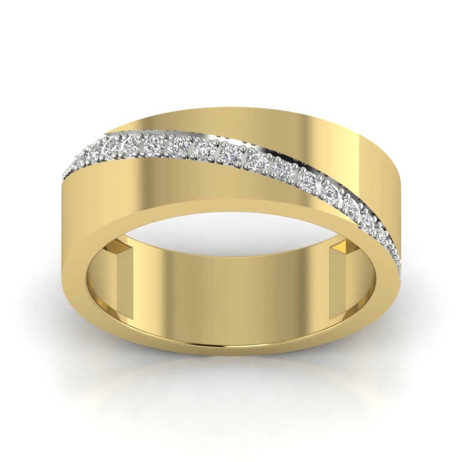 Yellow Gold Plated Sterling Silver Ring
