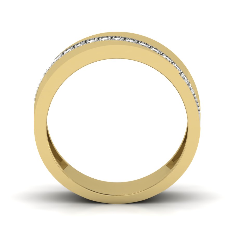 Yellow Gold Plated Sterling Silver Ring