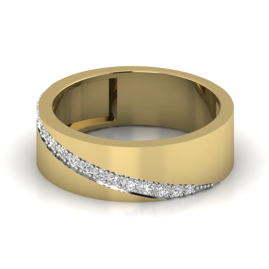 Yellow Gold Plated Sterling Silver Ring