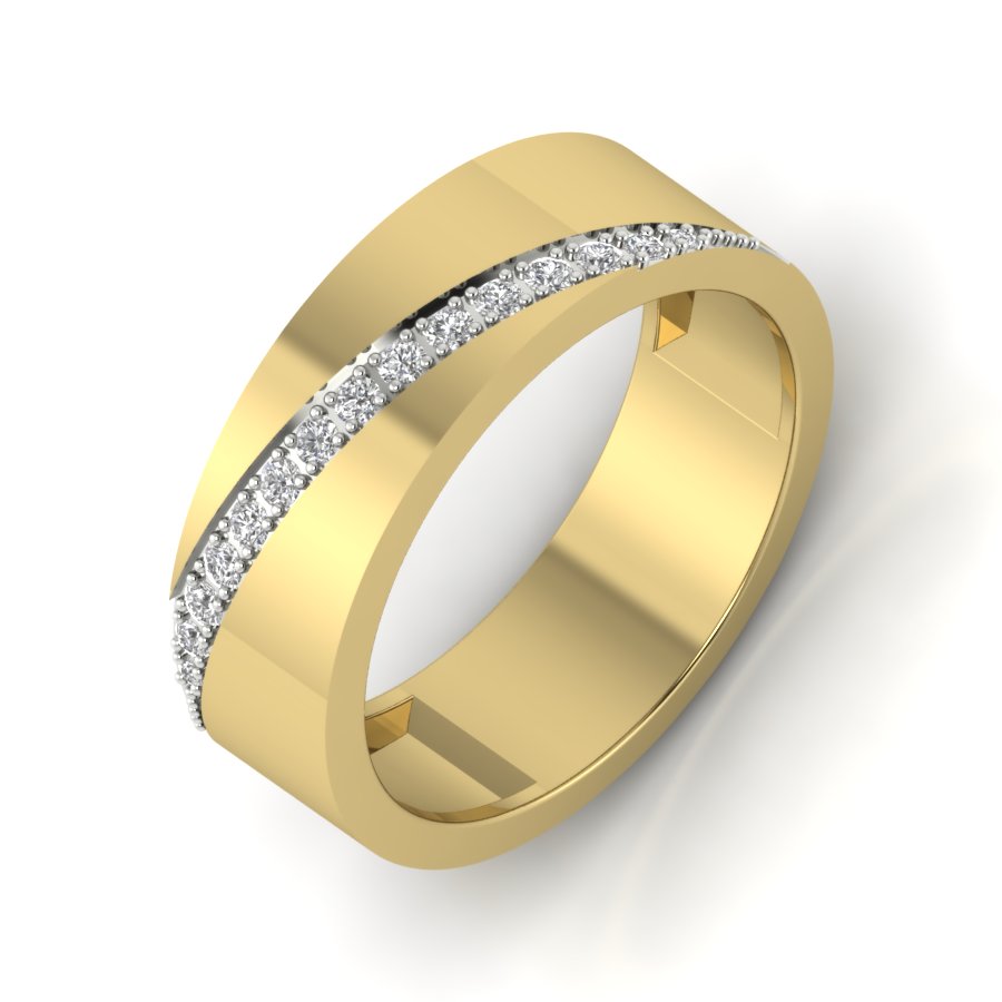 Yellow Gold Plated Sterling Silver Ring