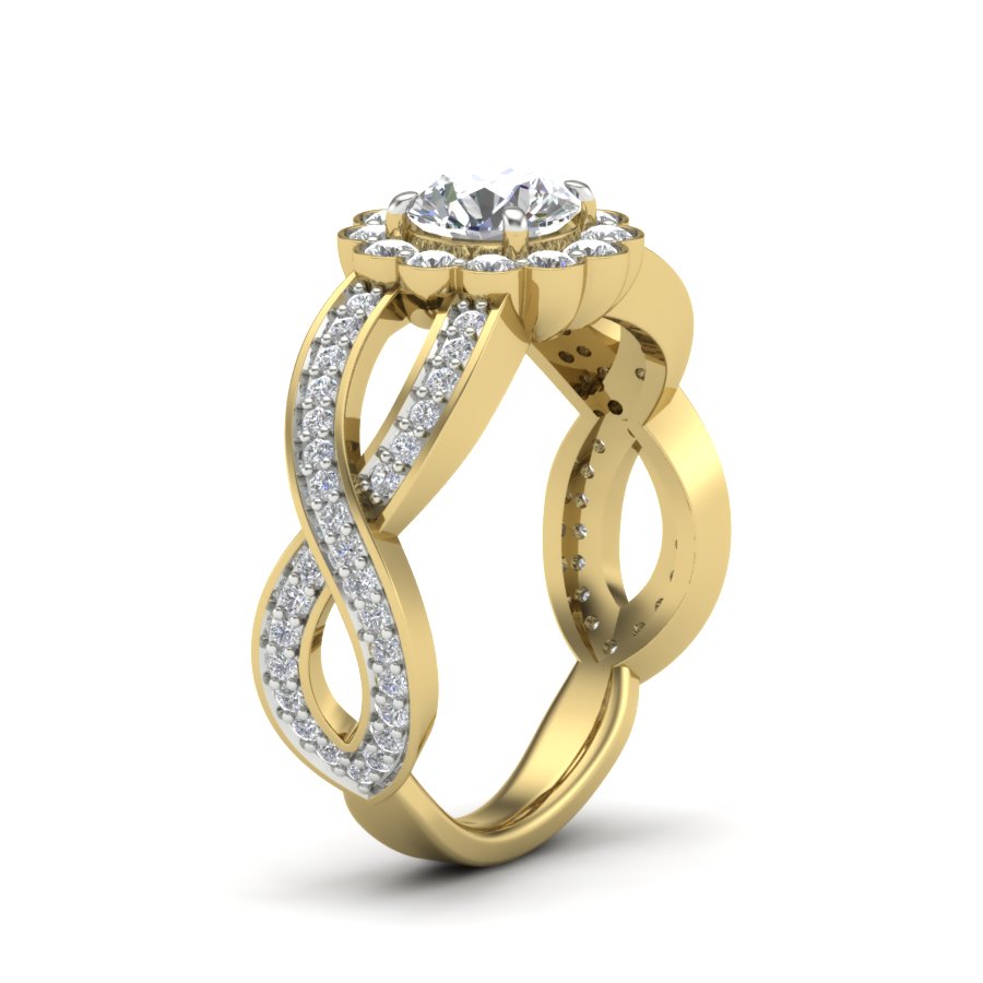 Yellow Gold Plated Sterling Silver Ring