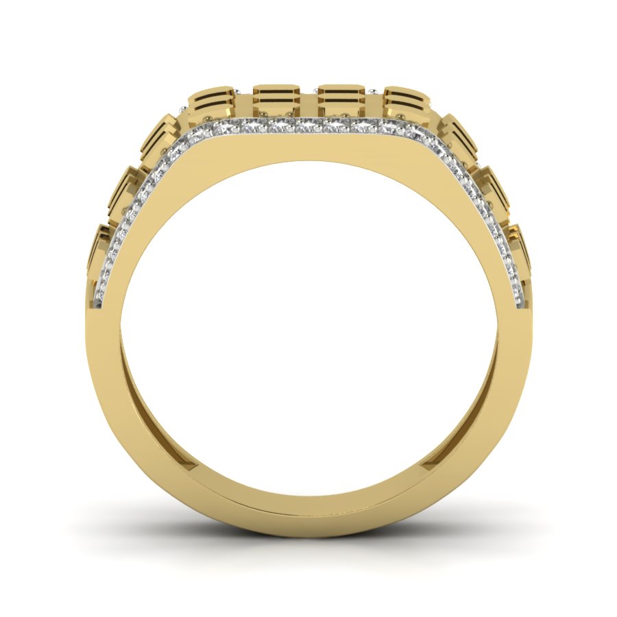 Yellow Gold Plated Sterling Silver Ring