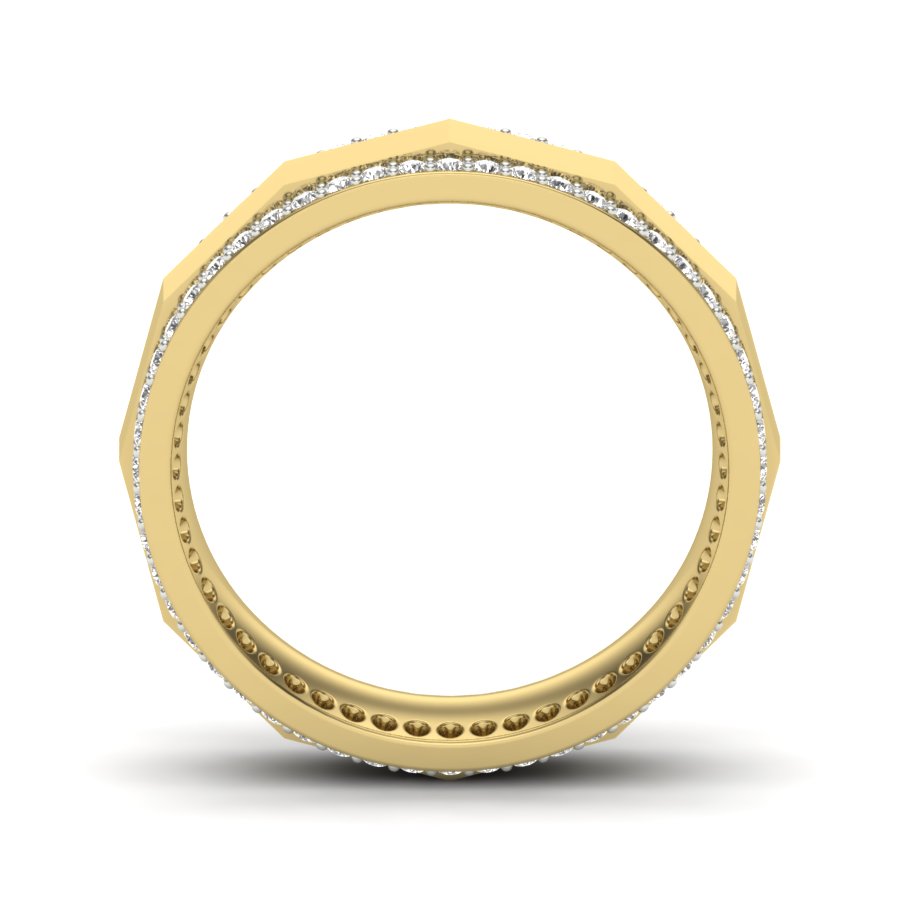 Yellow Gold Plated Sterling Silver Ring