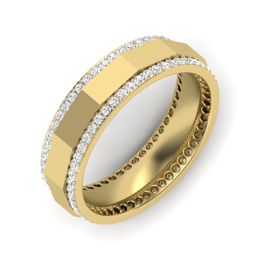 Yellow Gold Plated Sterling Silver Ring