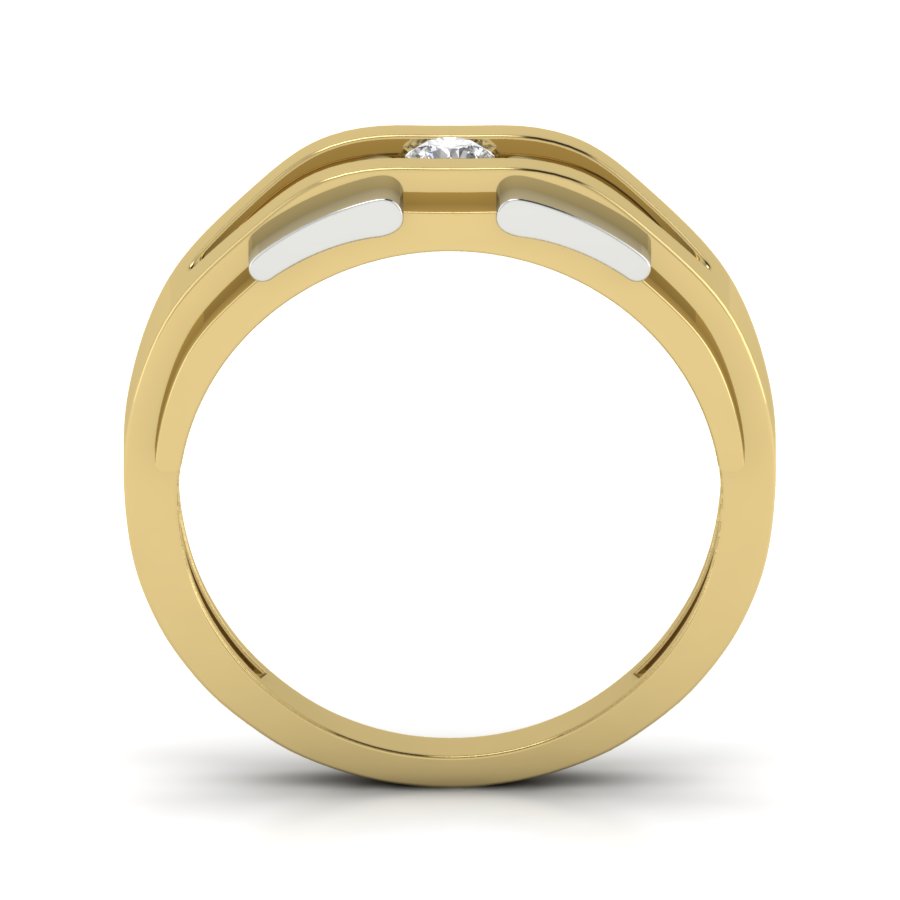 Yellow Gold Plated Sterling Silver Ring