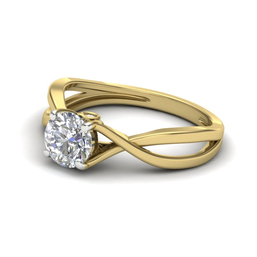 Yellow Gold Plated Sterling Silver Ring