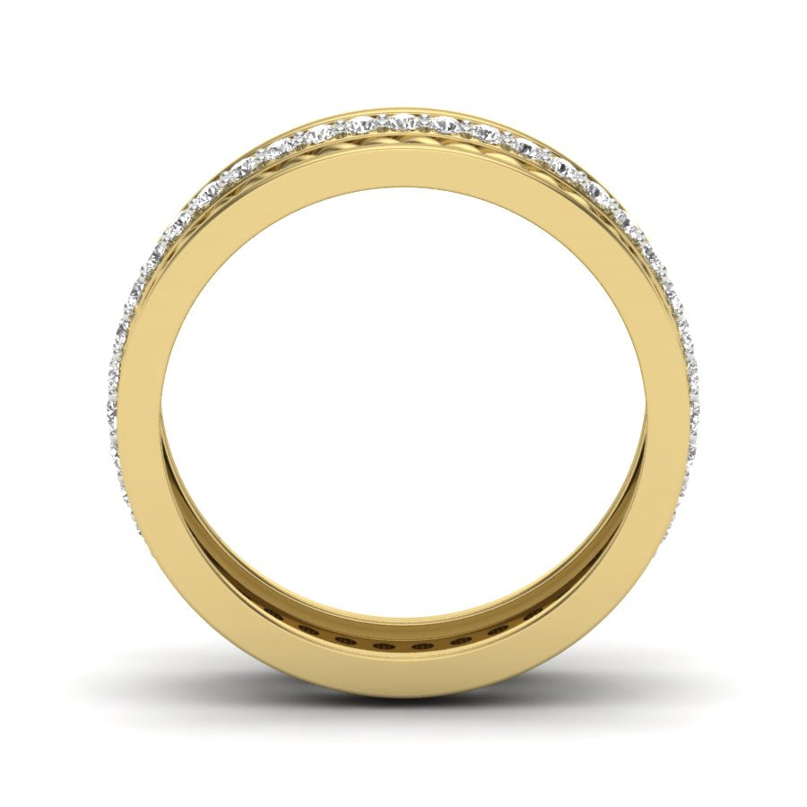 Yellow Gold Plated Sterling Silver Ring