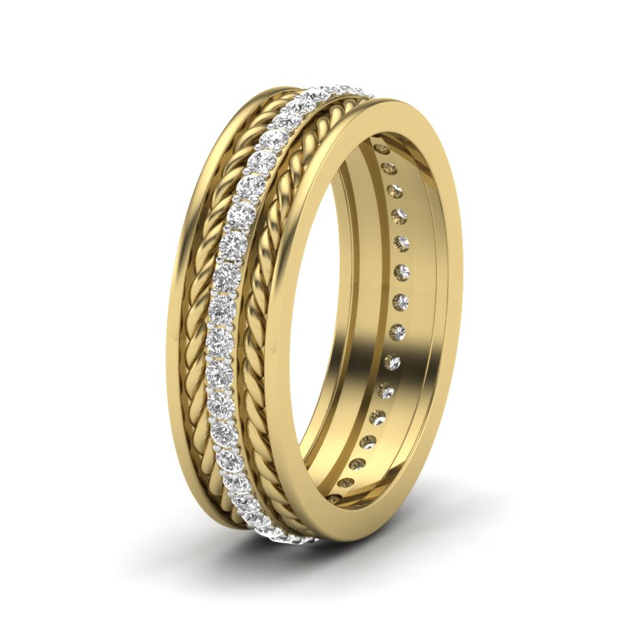 Yellow Gold Plated Sterling Silver Ring