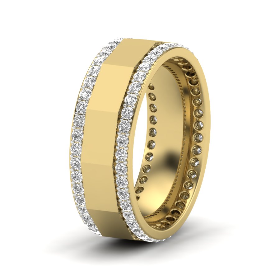 Yellow Gold Plated Sterling Silver Ring