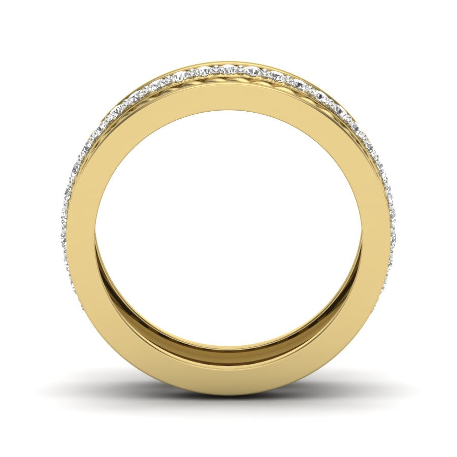 Yellow Gold Plated Sterling Silver Ring