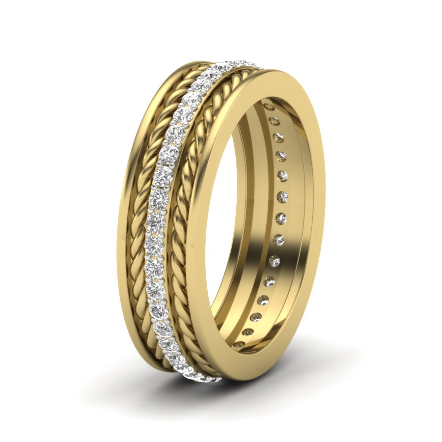 Yellow Gold Plated Sterling Silver Ring