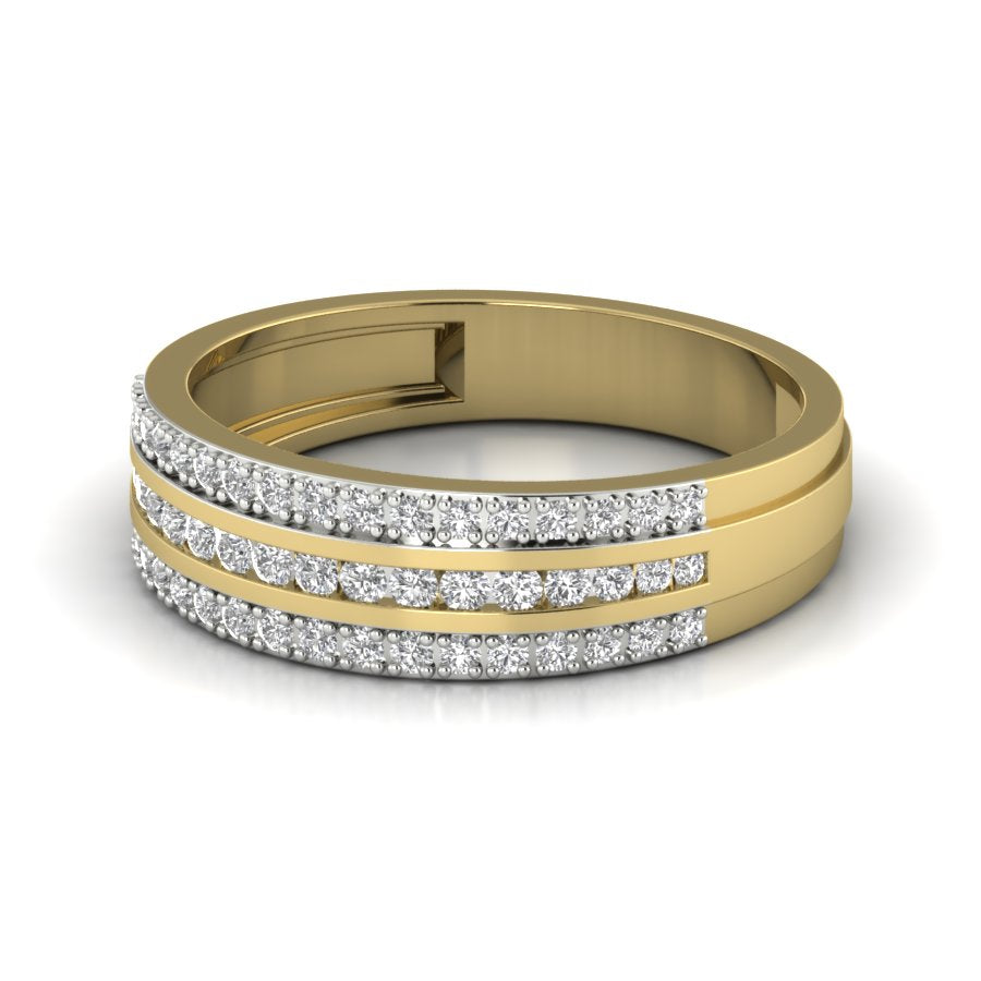 Yellow Gold Plated Sterling Silver Ring