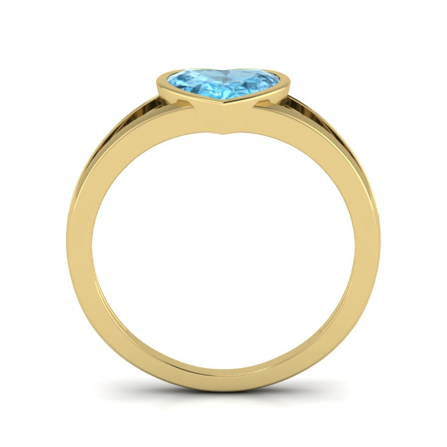 Yellow Gold Plated Sterling Silver Ring