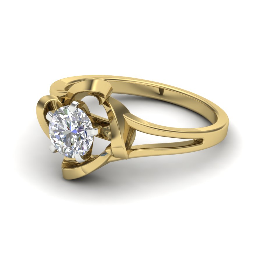 Yellow Gold Plated Sterling Silver Ring