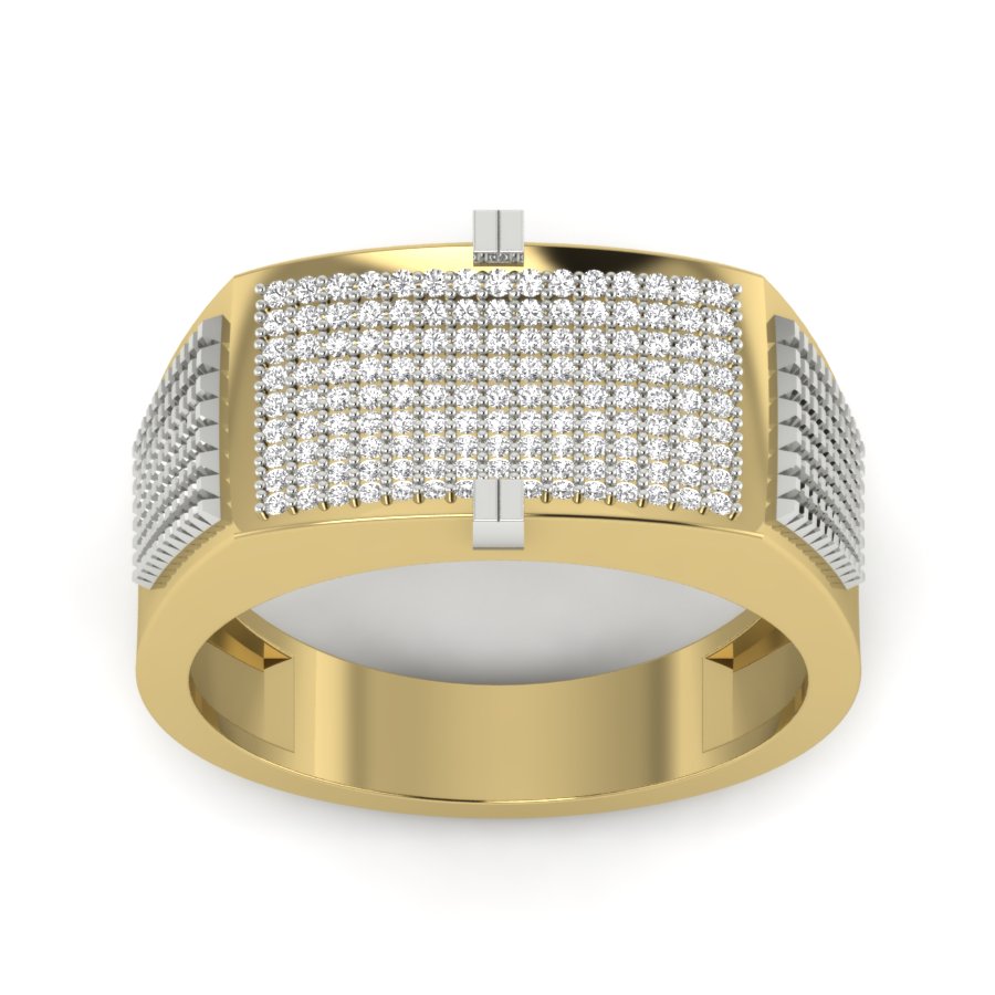 Yellow Gold Plated Sterling Silver Ring