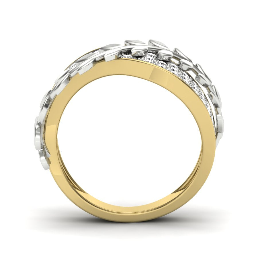 Yellow Gold Plated Sterling Silver Ring