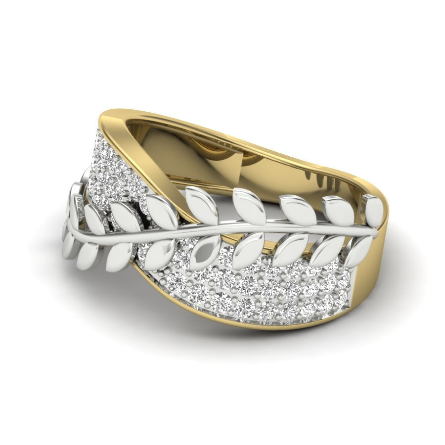 Yellow Gold Plated Sterling Silver Ring