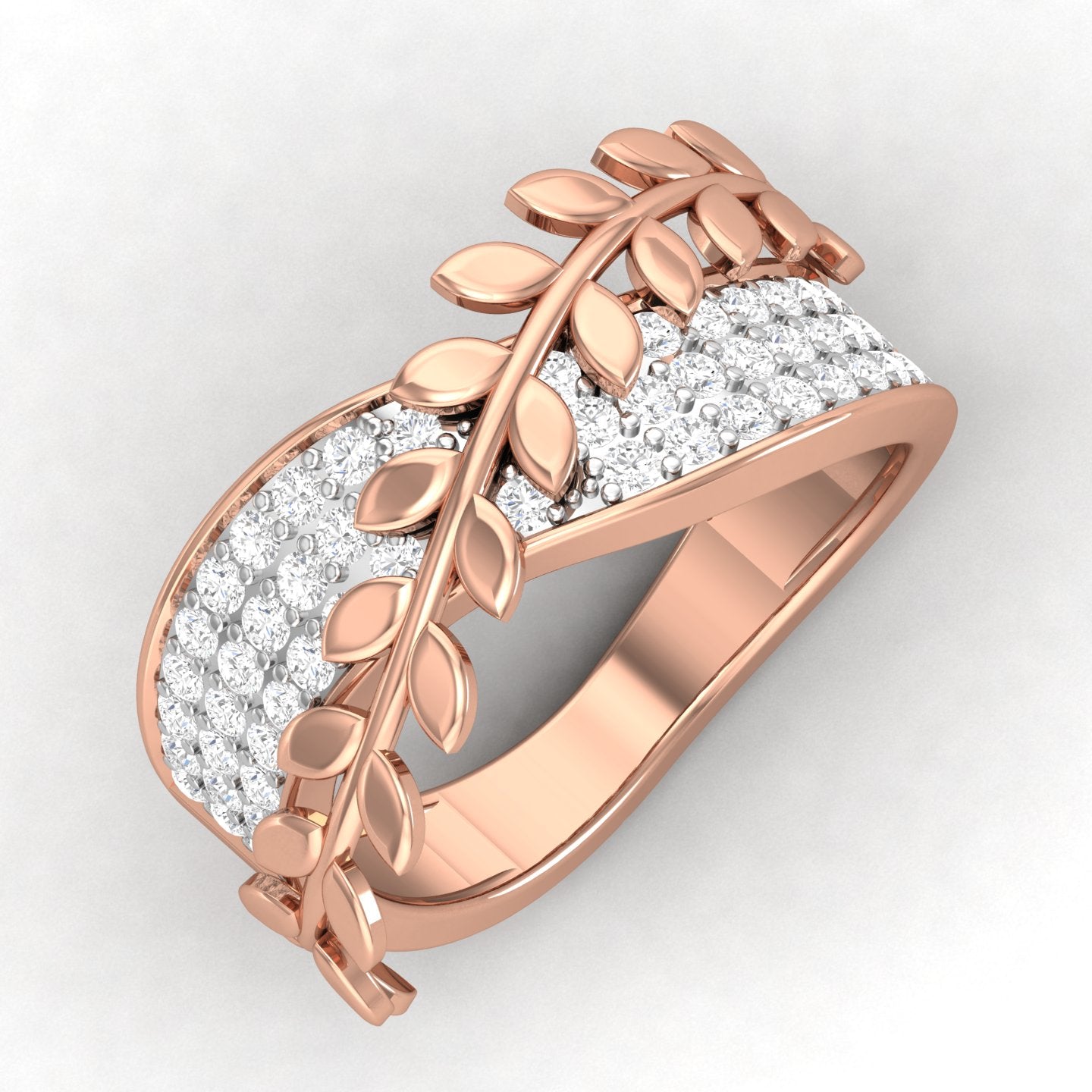Rose Gold Plated Sterling Silver Ring