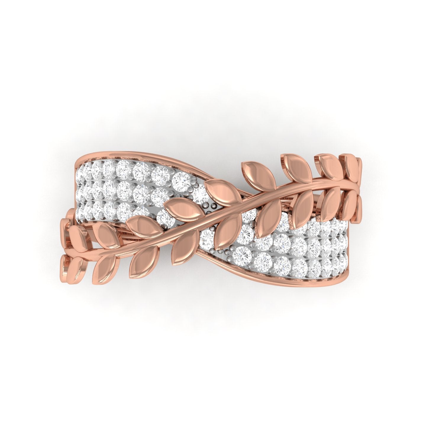 Rose Gold Plated Sterling Silver Ring