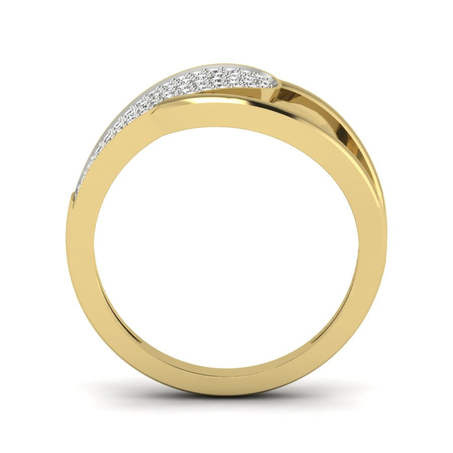 Yellow Gold Plated Sterling Silver Ring