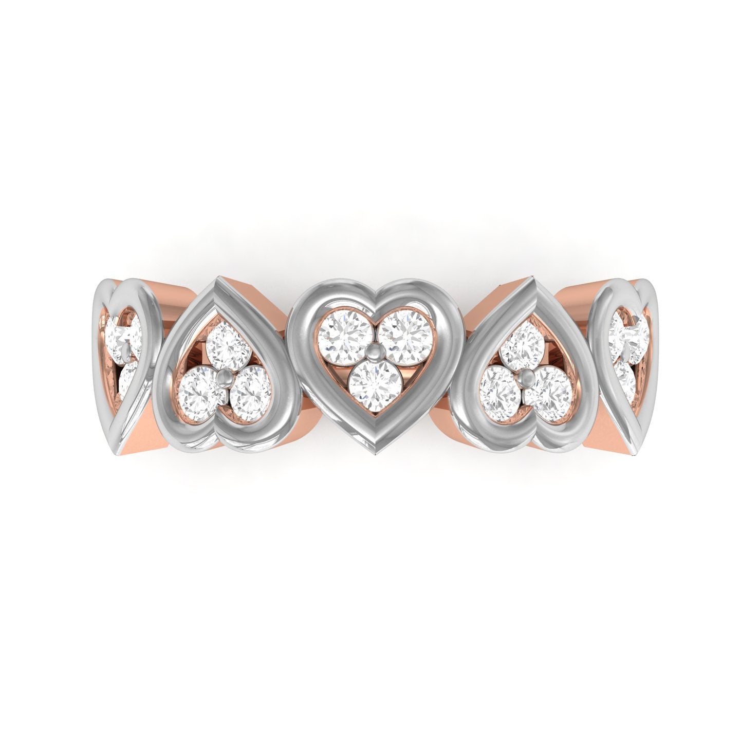 Rose Gold Plated Sterling Silver Ring