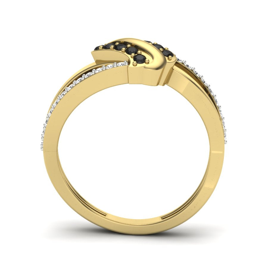 Yellow Gold Plated Sterling Silver Ring