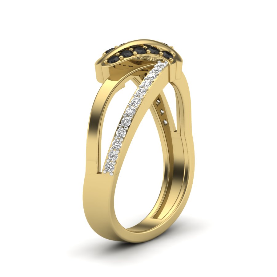 Yellow Gold Plated Sterling Silver Ring
