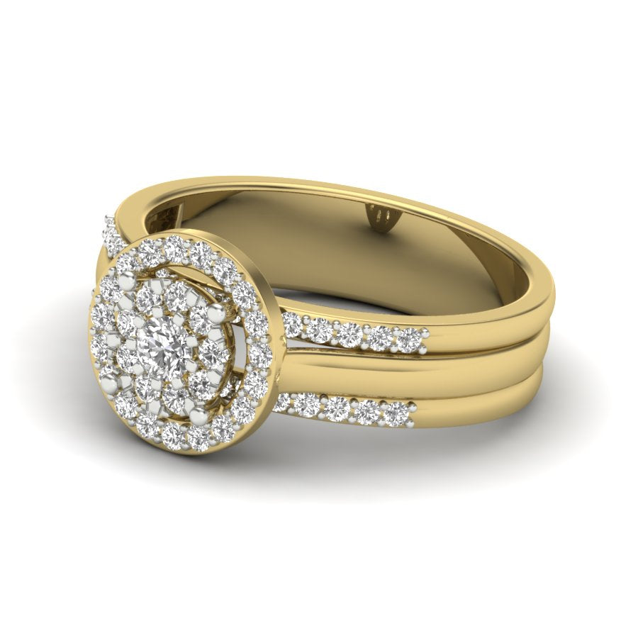 Yellow Gold Plated Sterling Silver Ring