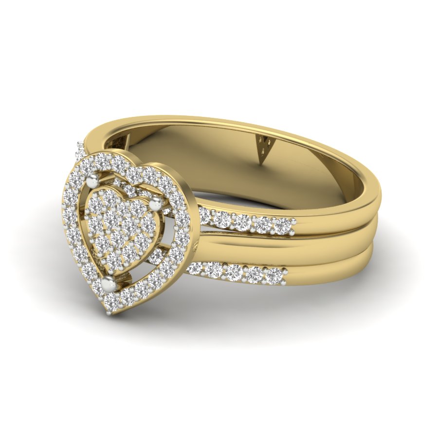 Yellow Gold Plated Sterling Silver Ring