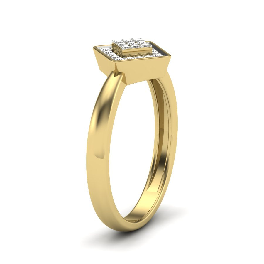 Yellow Gold Plated Sterling Silver Ring