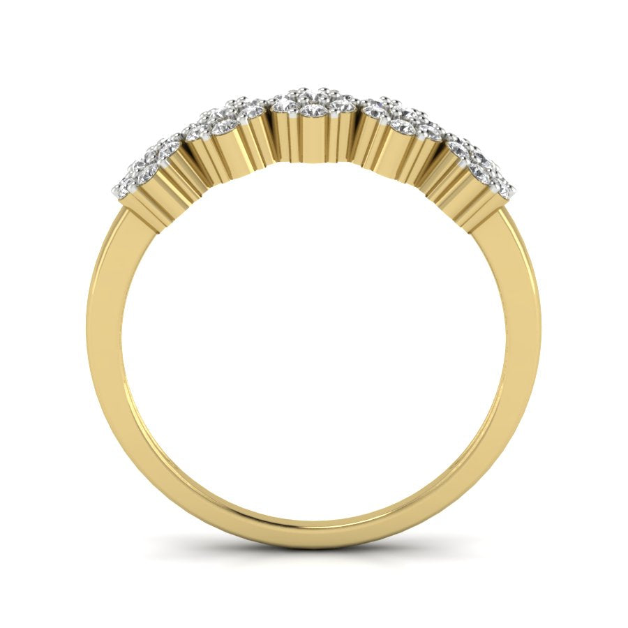 Yellow Gold Plated Sterling Silver Ring