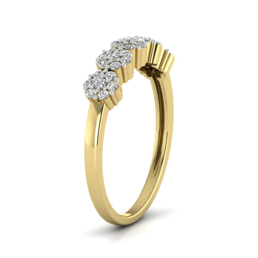 Yellow Gold Plated Sterling Silver Ring