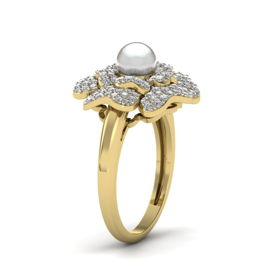 Yellow Gold Plated Sterling Silver Ring