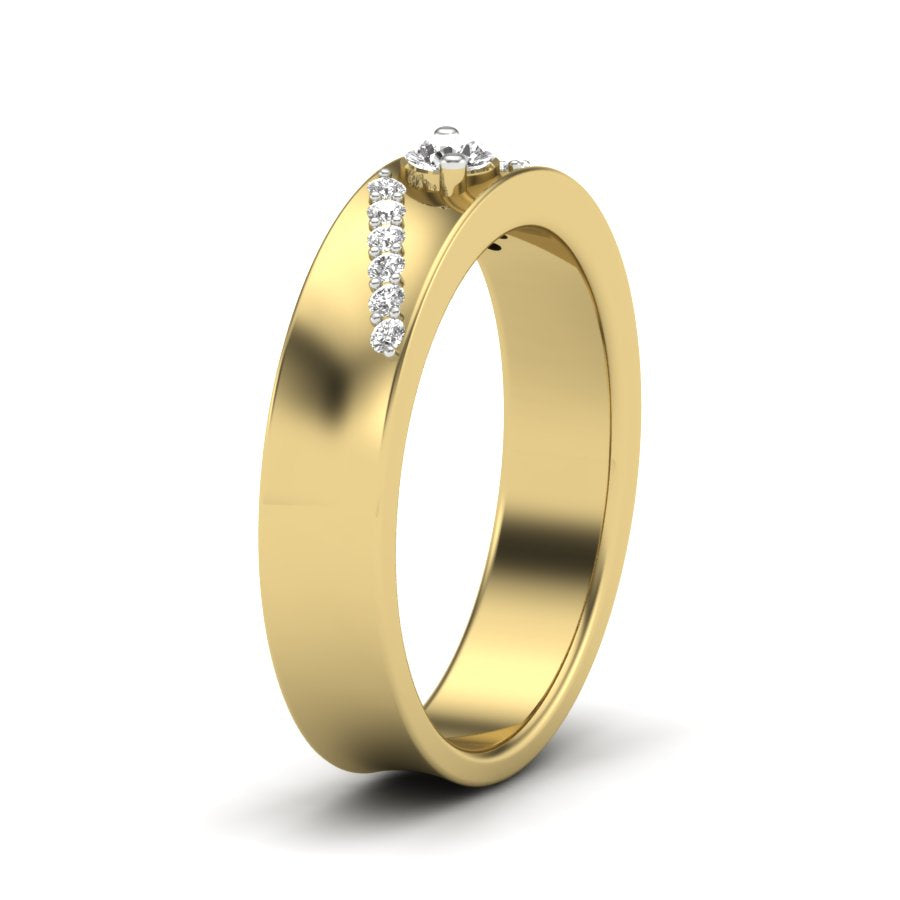 Yellow Gold Plated Sterling Silver Ring