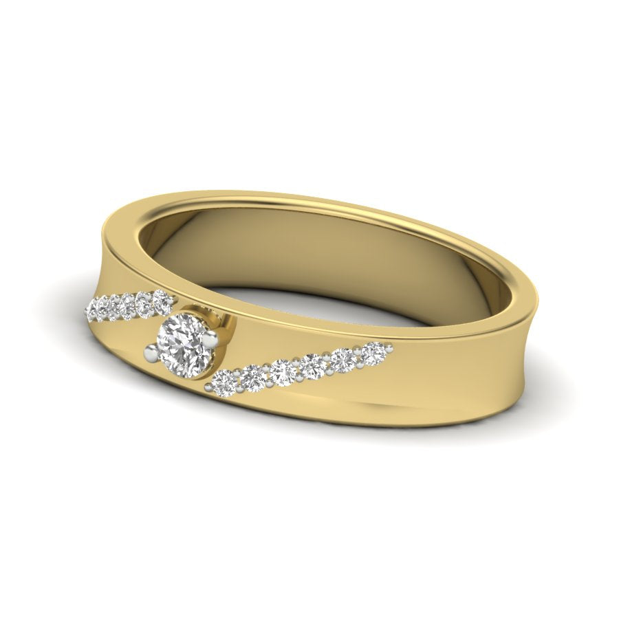 Yellow Gold Plated Sterling Silver Ring