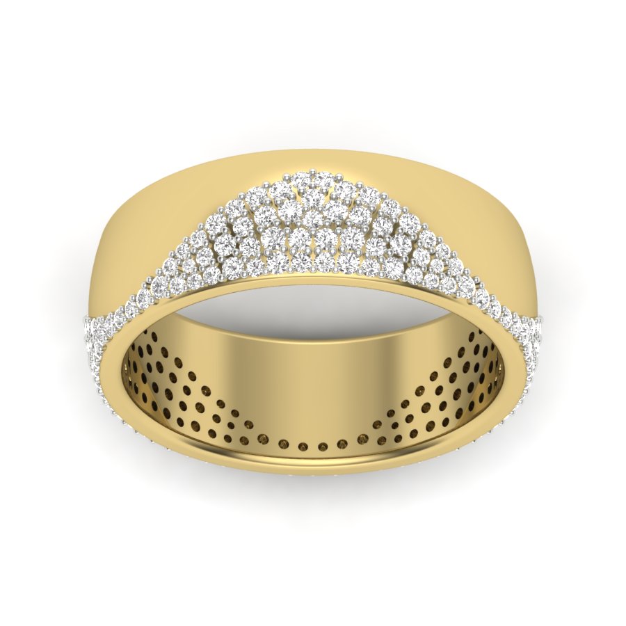 Yellow Gold Plated Sterling Silver Ring