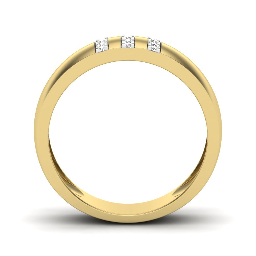 Yellow Gold Plated Sterling Silver Ring