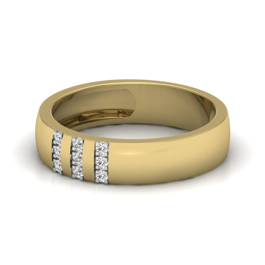 Yellow Gold Plated Sterling Silver Ring