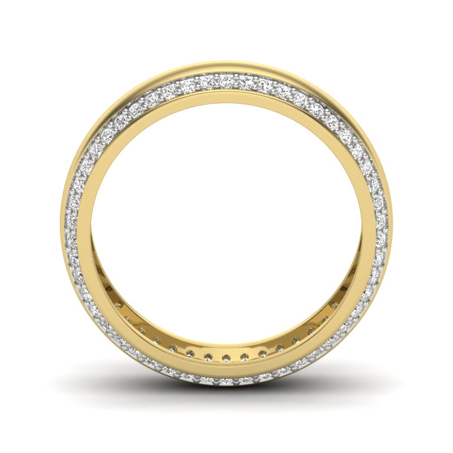 Yellow Gold Plated Sterling Silver Ring
