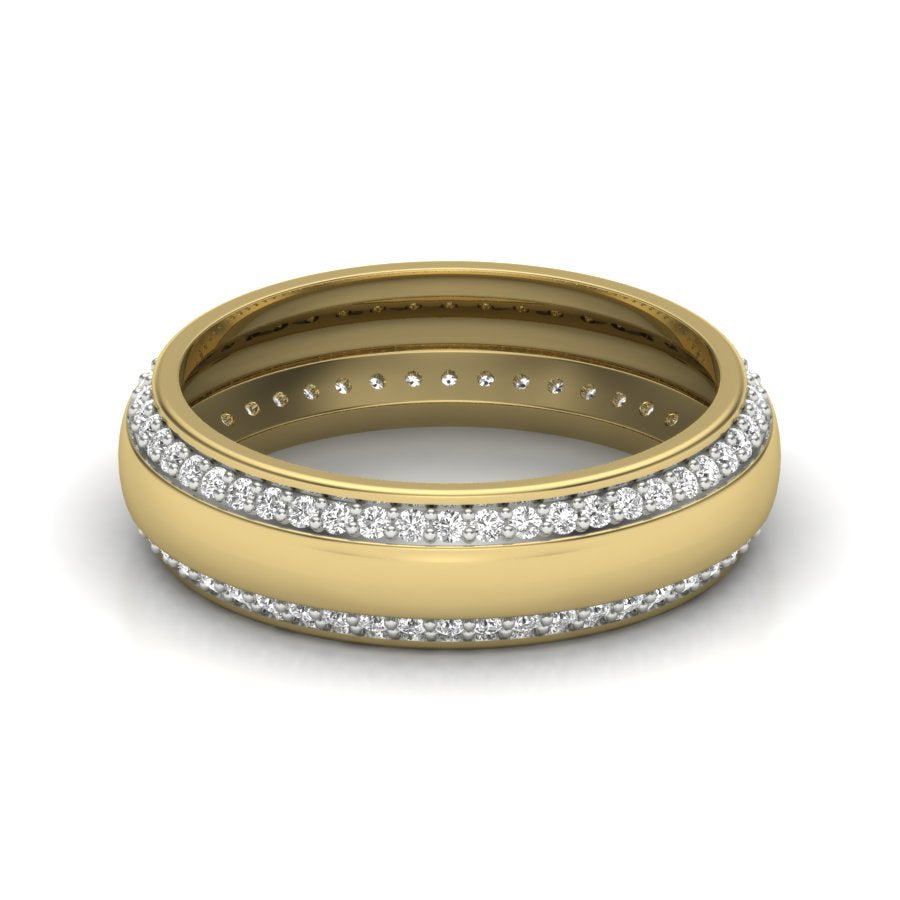 Yellow Gold Plated Sterling Silver Ring