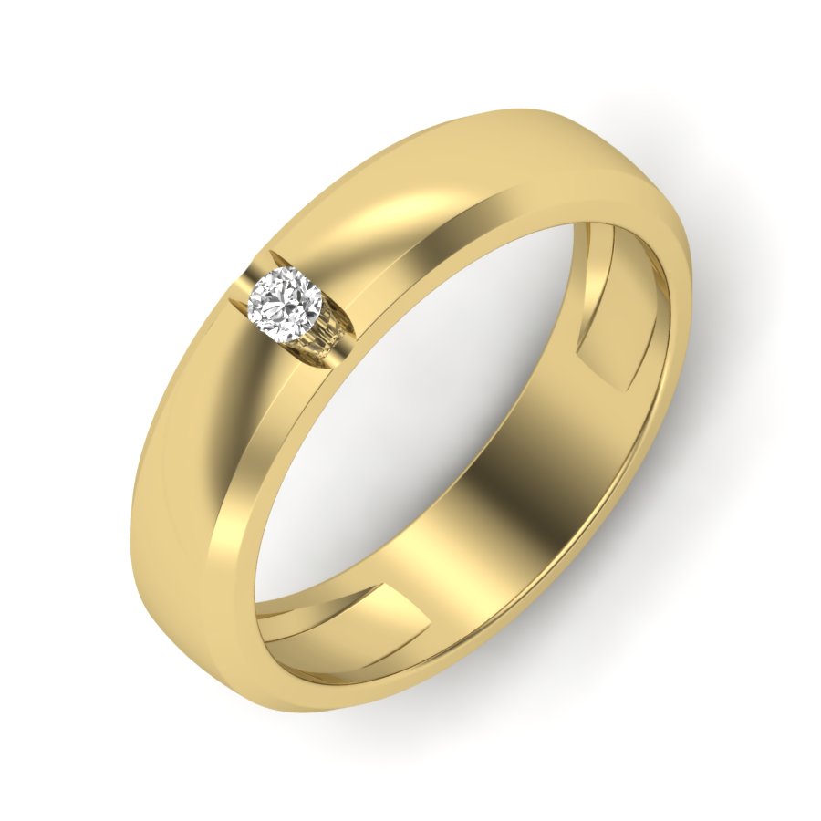 Yellow Gold Plated Sterling Silver Ring