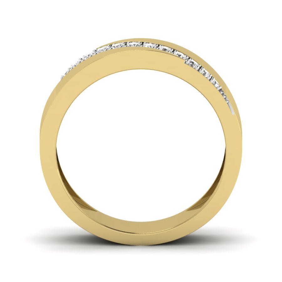 Yellow Gold Plated Sterling Silver Ring
