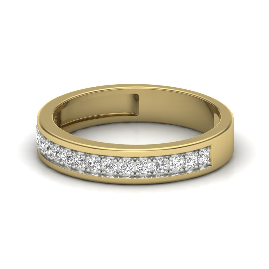 Yellow Gold Plated Sterling Silver Ring