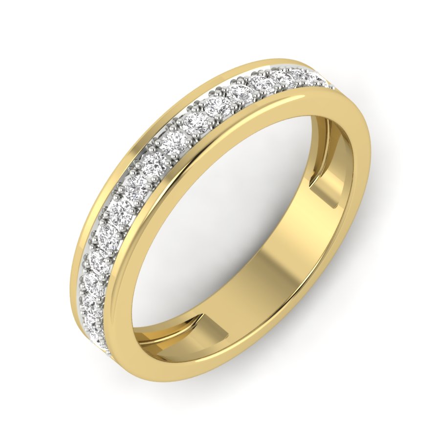 Yellow Gold Plated Sterling Silver Ring